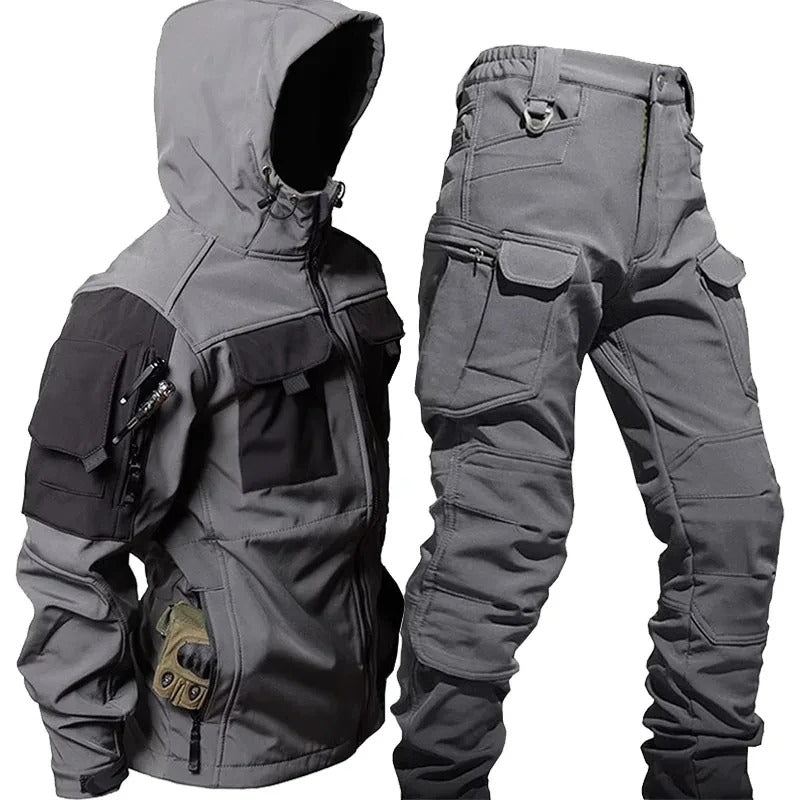 Wasserdichte Taktische Jacke und Cargohose Set Männer Outdoor - Norvielle