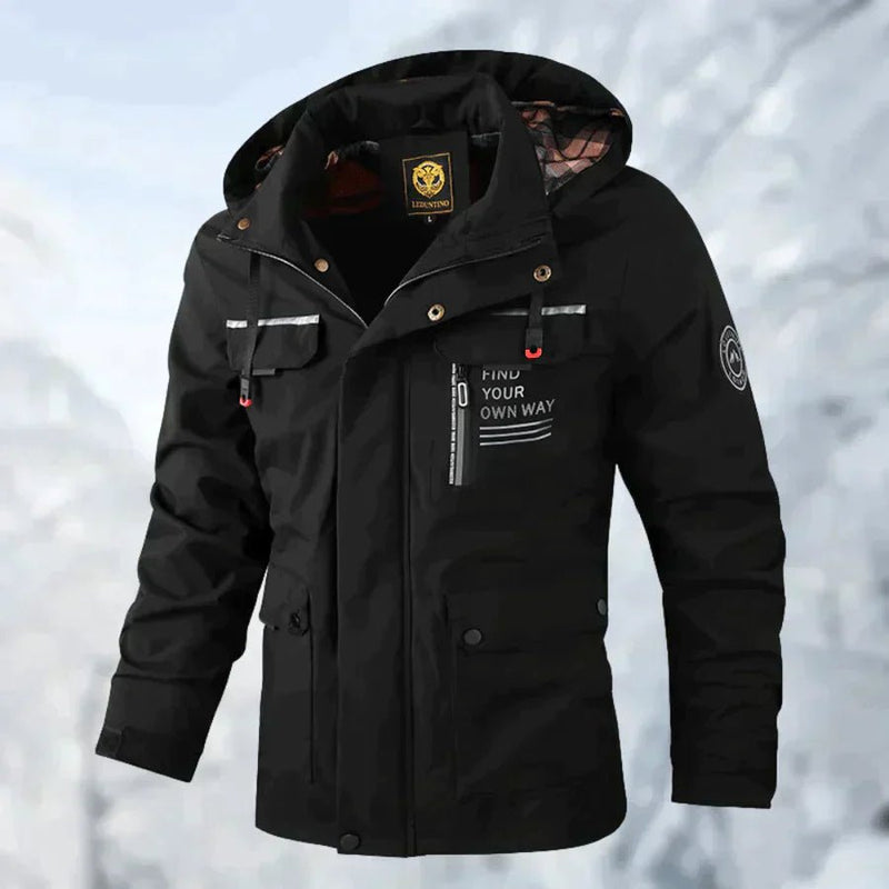 Norvielle Herren Outdoor-Jacke Wasserdicht Winddicht