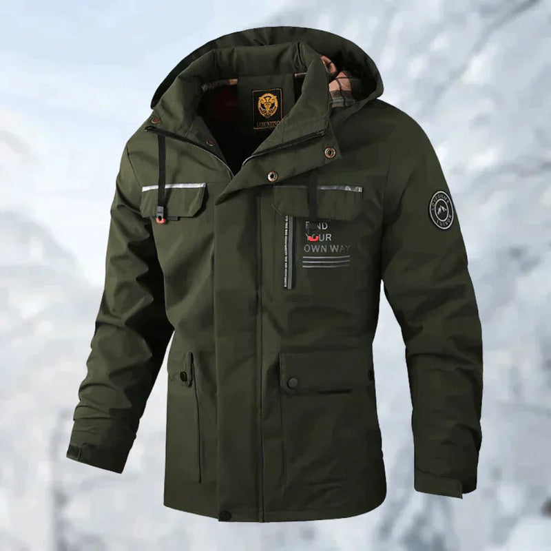Norvielle Herren Outdoor-Jacke Wasserdicht Winddicht