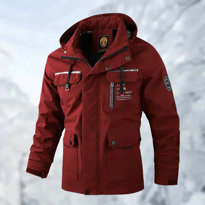 Norvielle Herren Outdoor-Jacke Wasserdicht Winddicht