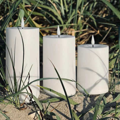 LED Kerzen Set Flammenlos Säulenkerzen