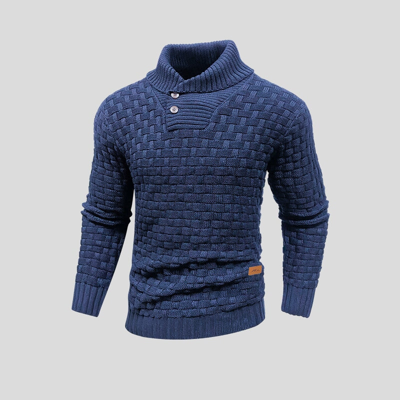 Herren Pullover Strukturdesign Wintertauglich