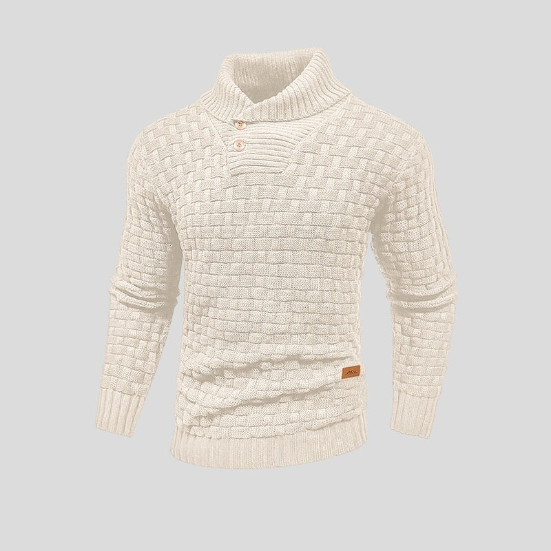 Herren Pullover Strukturdesign Wintertauglich