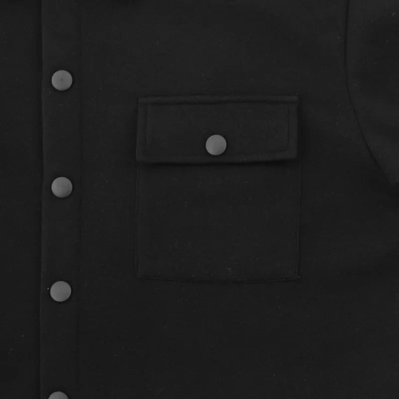 Overshirt – Slim Fit – Knopfleiste – Hemdjacke – Herrenjacke-Chaps Herrenmode