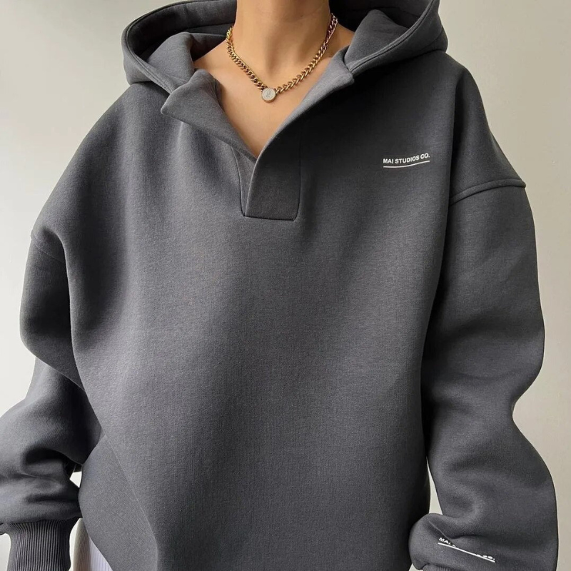 Damen Oversized Hoodie Winter