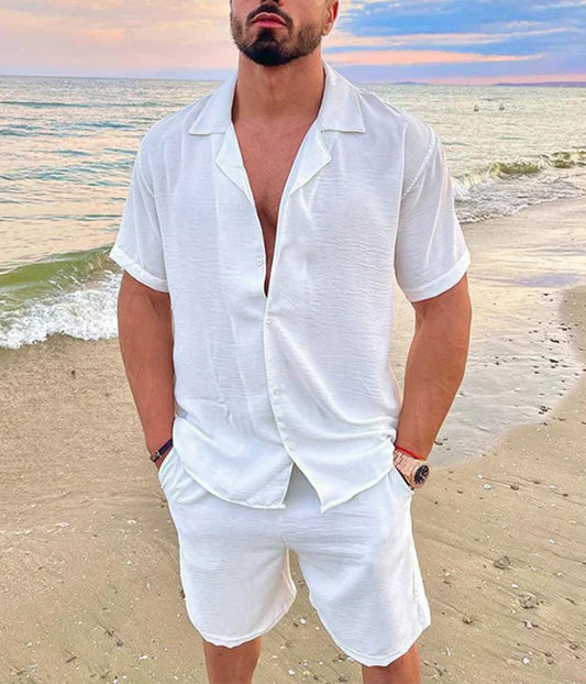 Herren Sommer-Set Old Money Stil Struktur - Norvielle