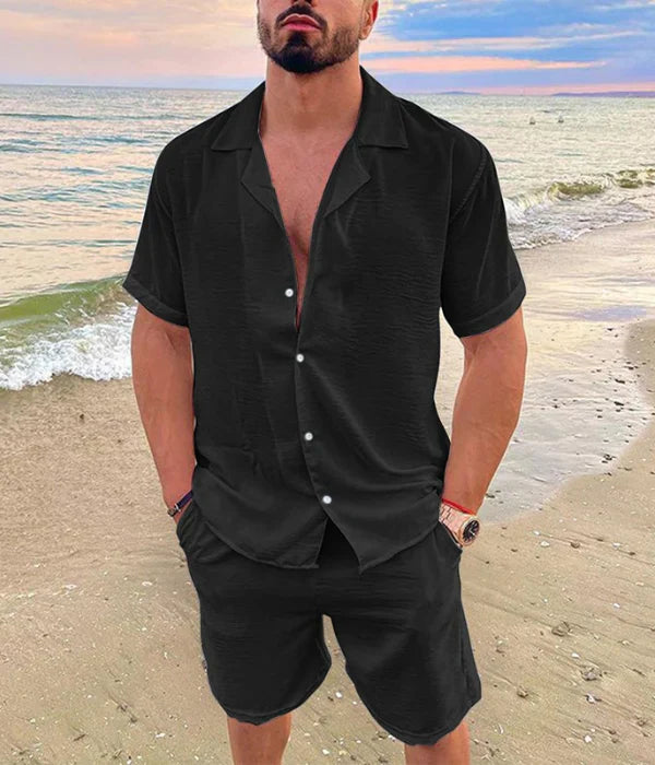 Herren Sommer-Set Old Money Stil Struktur