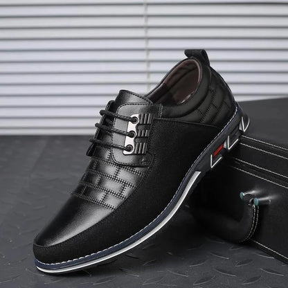 Oxford-Schuhe – Klassische Schnürschuhe für Herren für jeden Tag-Schwarz-38-Chaps Herrenmode