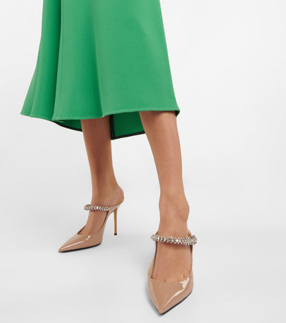Damen Stiletto High Heels Spitze