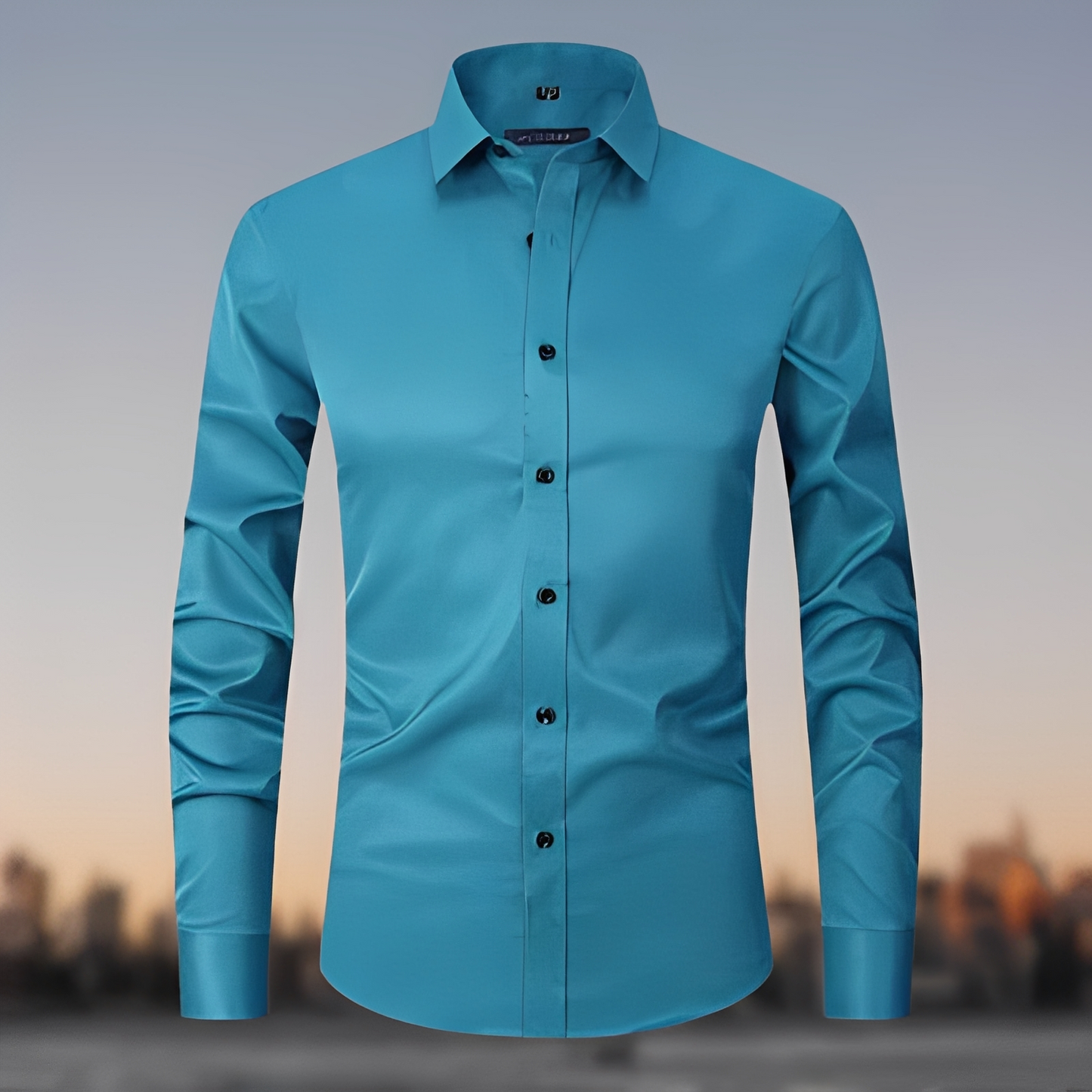 Herren T-Shirt Flexibel Baumwolle Weiß