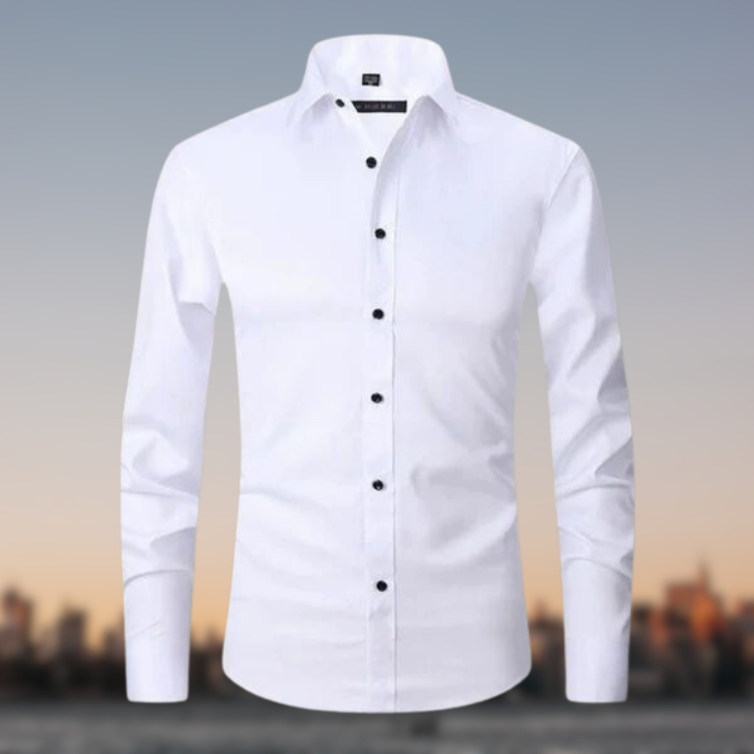 Herren Elegantes Stretch-Hemd Langarm - Norvielle