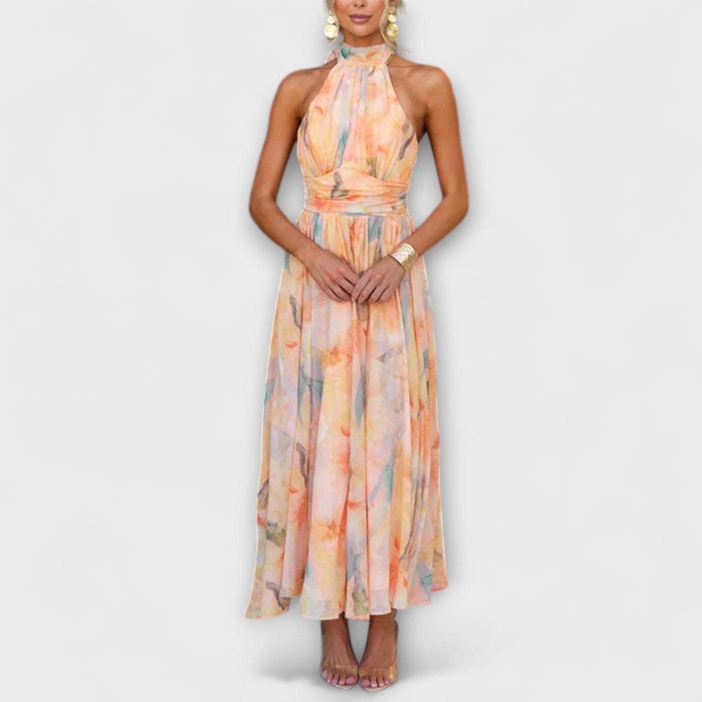 Damen Elegant Langkleid Festlich - Norvielle