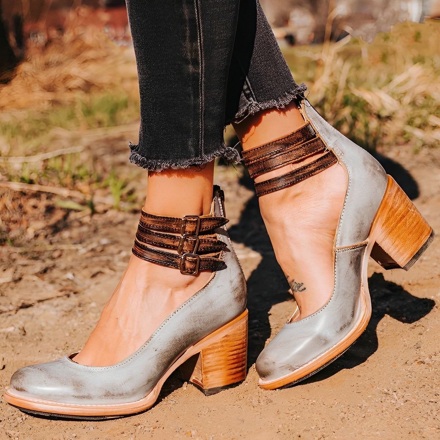 Damen Schuhe Komfortabel Leder