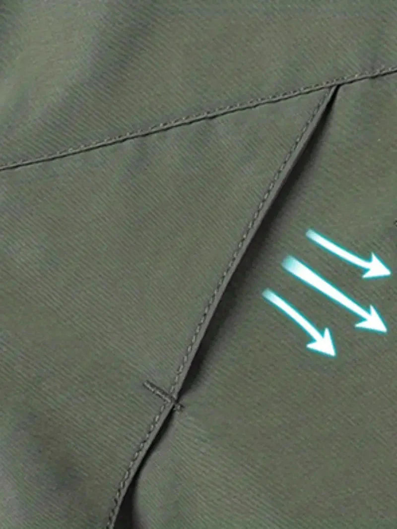 Parka Jacke | Kapuzenjacke | Wasserdicht | Windbreaker Jacke | Herrenjacke-Chaps Herrenmode