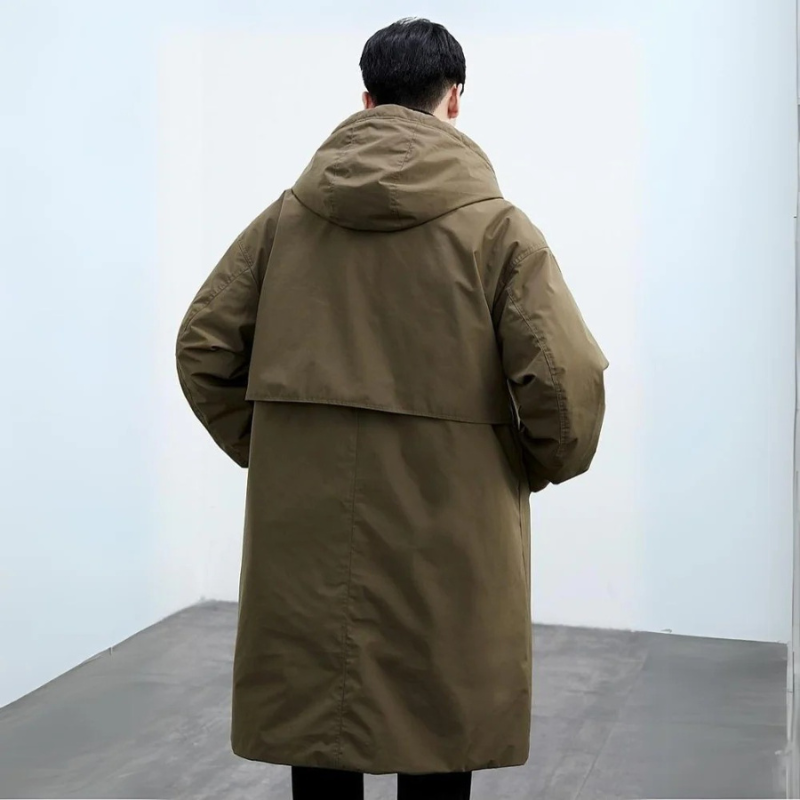 Parka-Jacke – Oversized winddichte Winterjacke mit Kapuze für Männer-Chaps Herrenmode