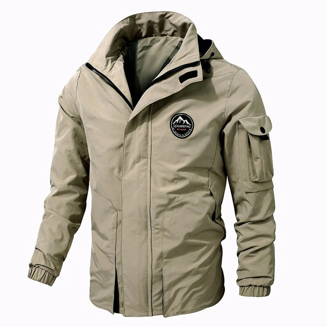 Herren Parka-Jacke Wind- und Wasserdicht Mit Kapuze - Norvielle