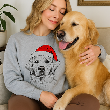 Weihnachtspullover für Hunde Festlich Rot