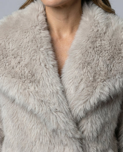 Damen Kunstpelzjacke Elegant