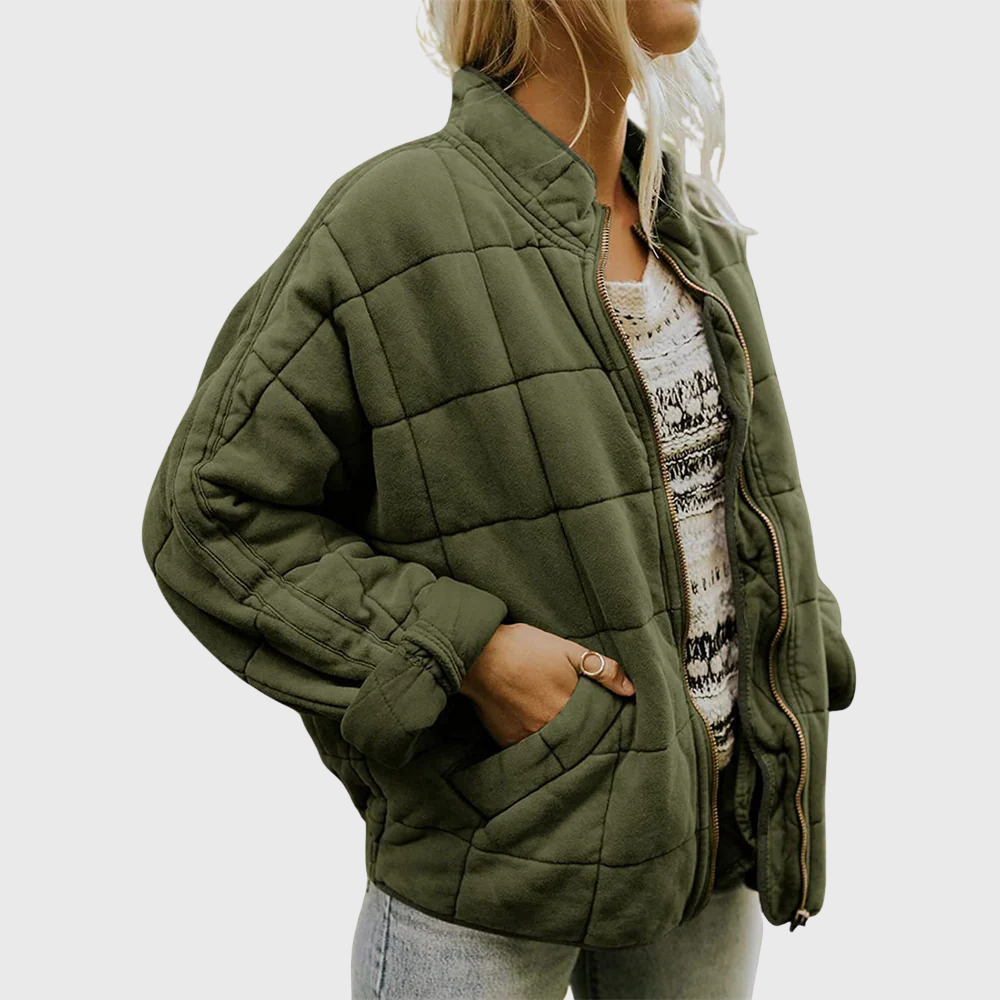 Damen Oversized Steppjacke Elegantes Design - Norvielle