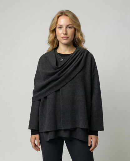 Damen Mantel Cape - Norvielle