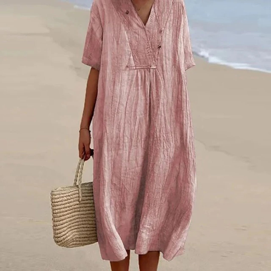 Frida Damen Boho Kleid Auffällig