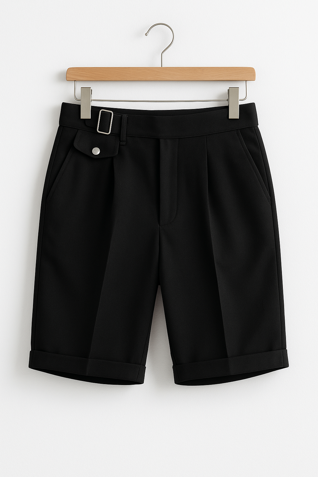 Herren Maßgeschneiderte Shorts mit Schnallen Seitenverschluss