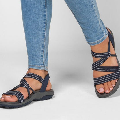 Damen Flache Sommersandalen Komfort - Norvielle