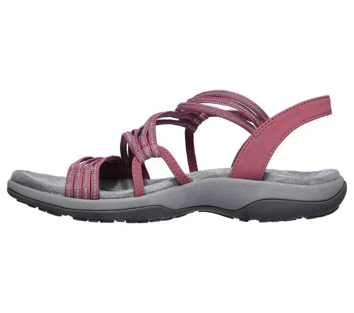 Damen Komfort Sandalen Riemchen Outdoor Leder
