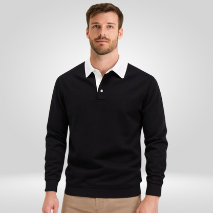 Herren Pullover Mit Kragen Lässig - Norvielle