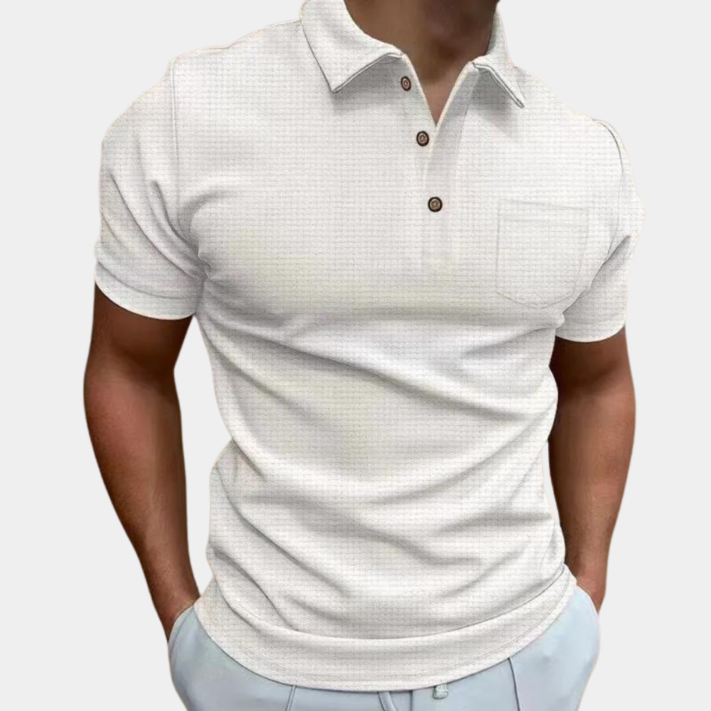 Männer Polo-Shirt Kurzarm Weiß - Norvielle