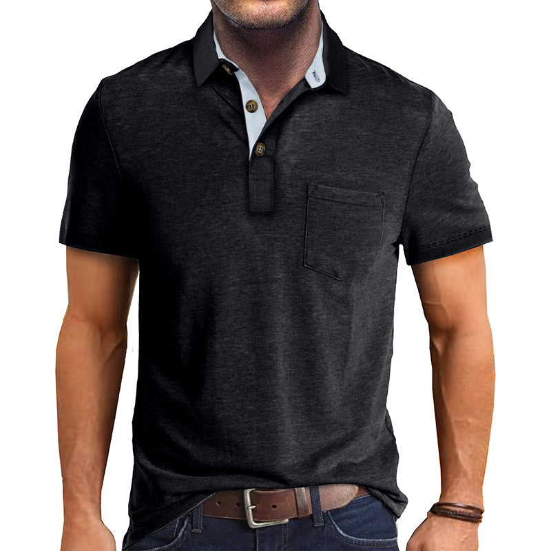 Herren Polo-Shirt Kurzarm Mit Kragen Weiß - Norvielle