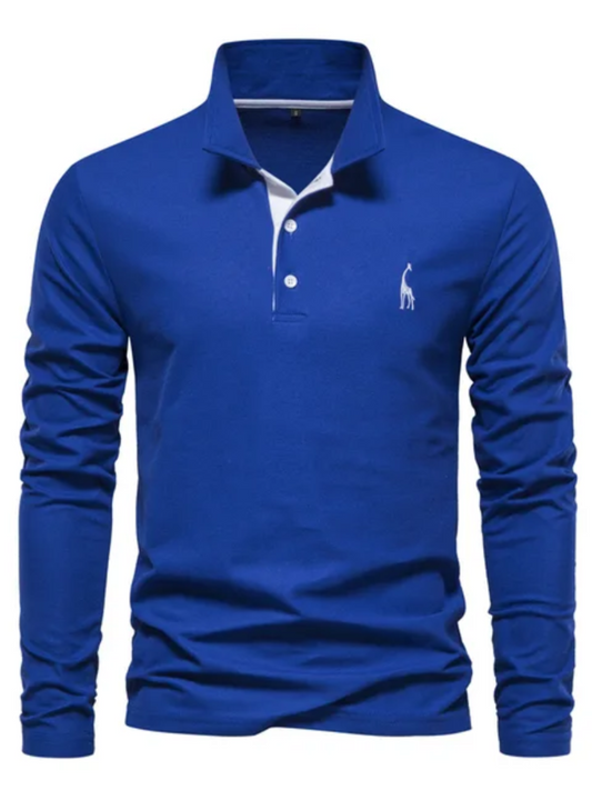 Norvielle Herren Poloshirt Atmungsaktives Baumwoll-Mesh Weiß - Norvielle
