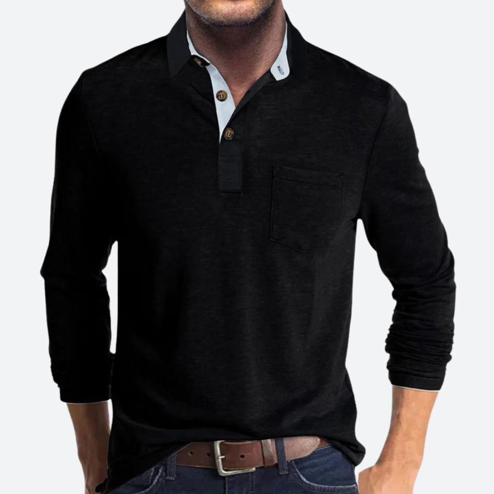 Herren Poloshirt Klassisches Design Normalpassform
