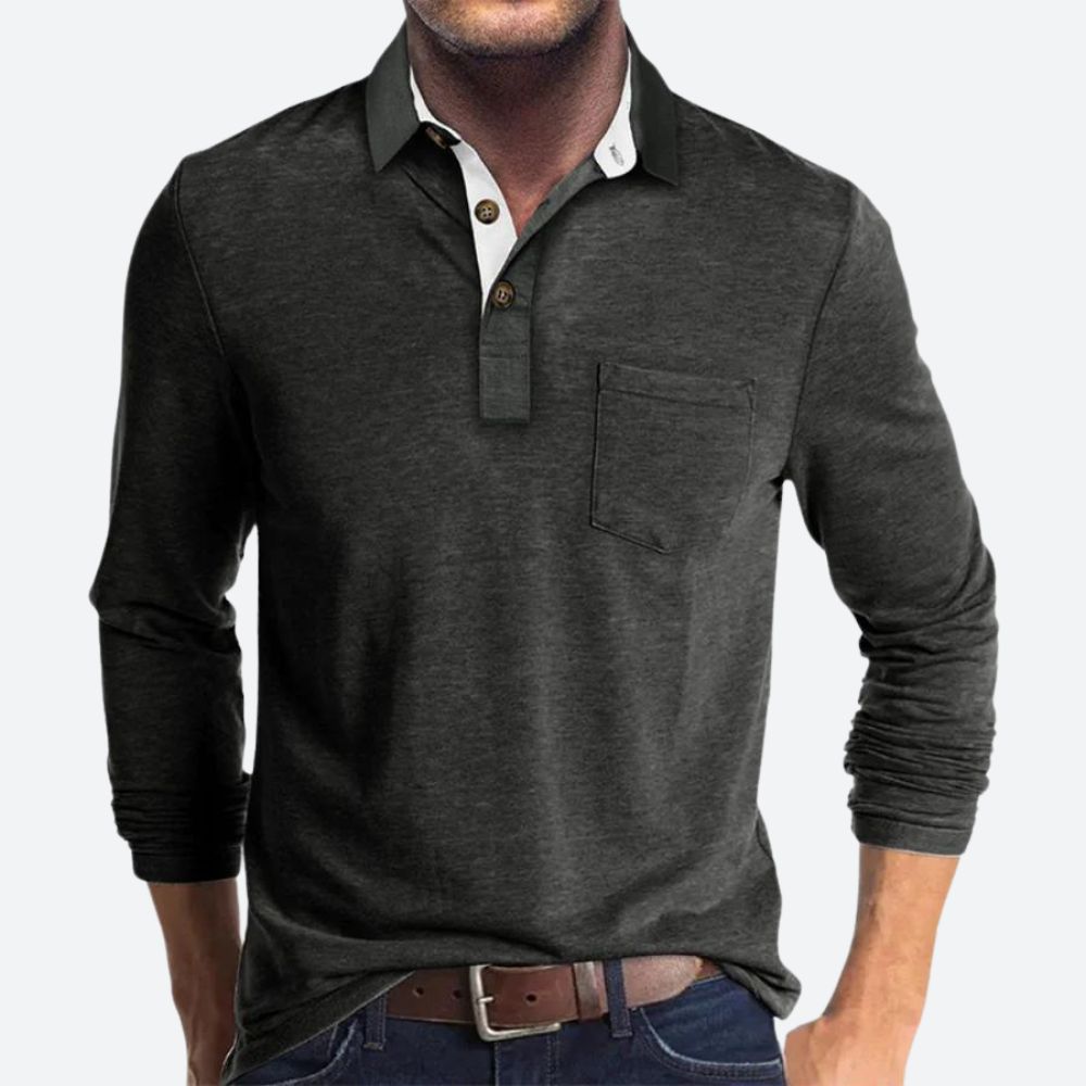Herren Poloshirt Klassisches Design Normalpassform