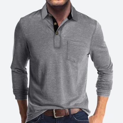 Norvielle Herren Poloshirt Klassisch Weiß
