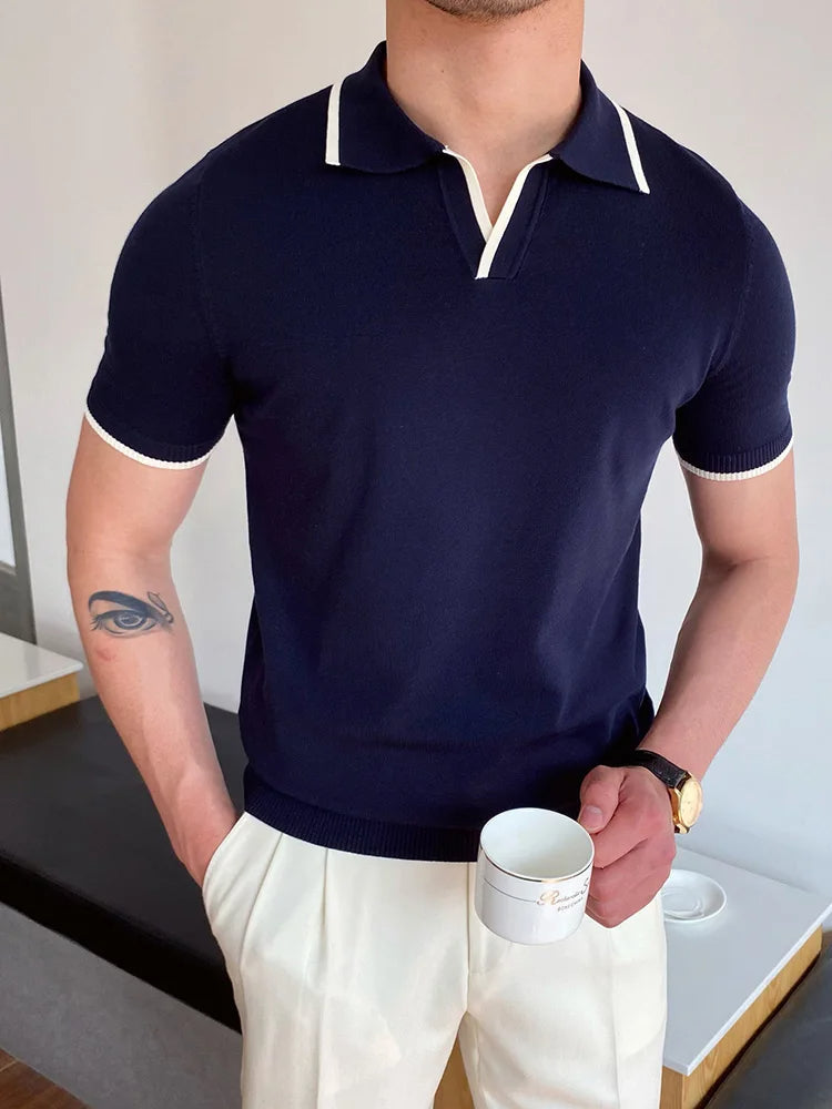 Herren Polohemd Kurzarm Polo T-Shirt - Norvielle