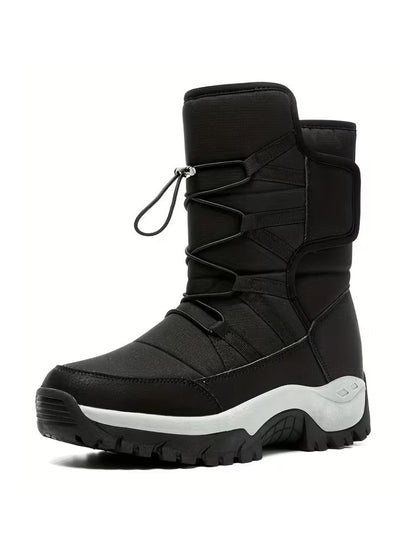 Herren Snowboots Wasserabweisend Robust Schwarz - Norvielle