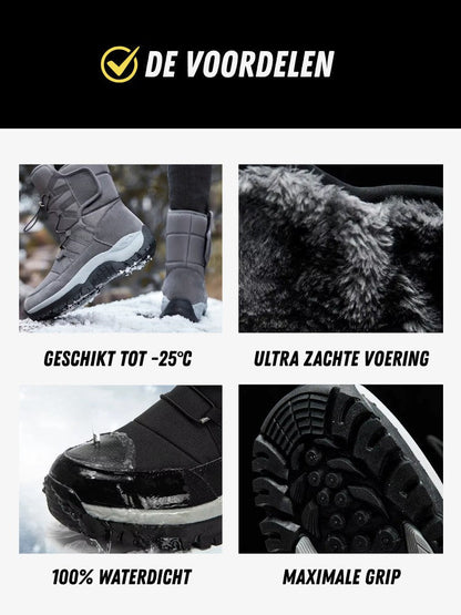 Herren Snowboots Wasserabweisend Robust
