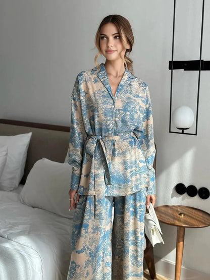 Britta Damen Zweiteiler-Set mit Print