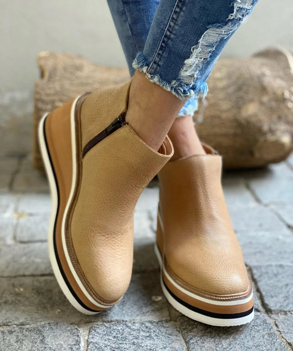 Damen Orthopädische Plattformstiefeletten