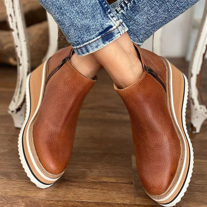Damen Orthopädische Plattformstiefeletten