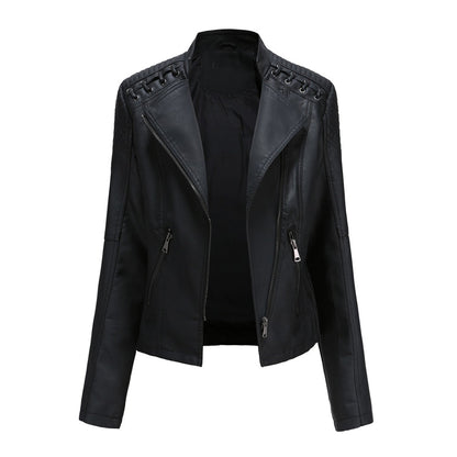 Norvielle Herren Lederjacke Slim Fit