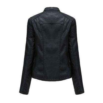 Norvielle Herren Lederjacke Slim Fit