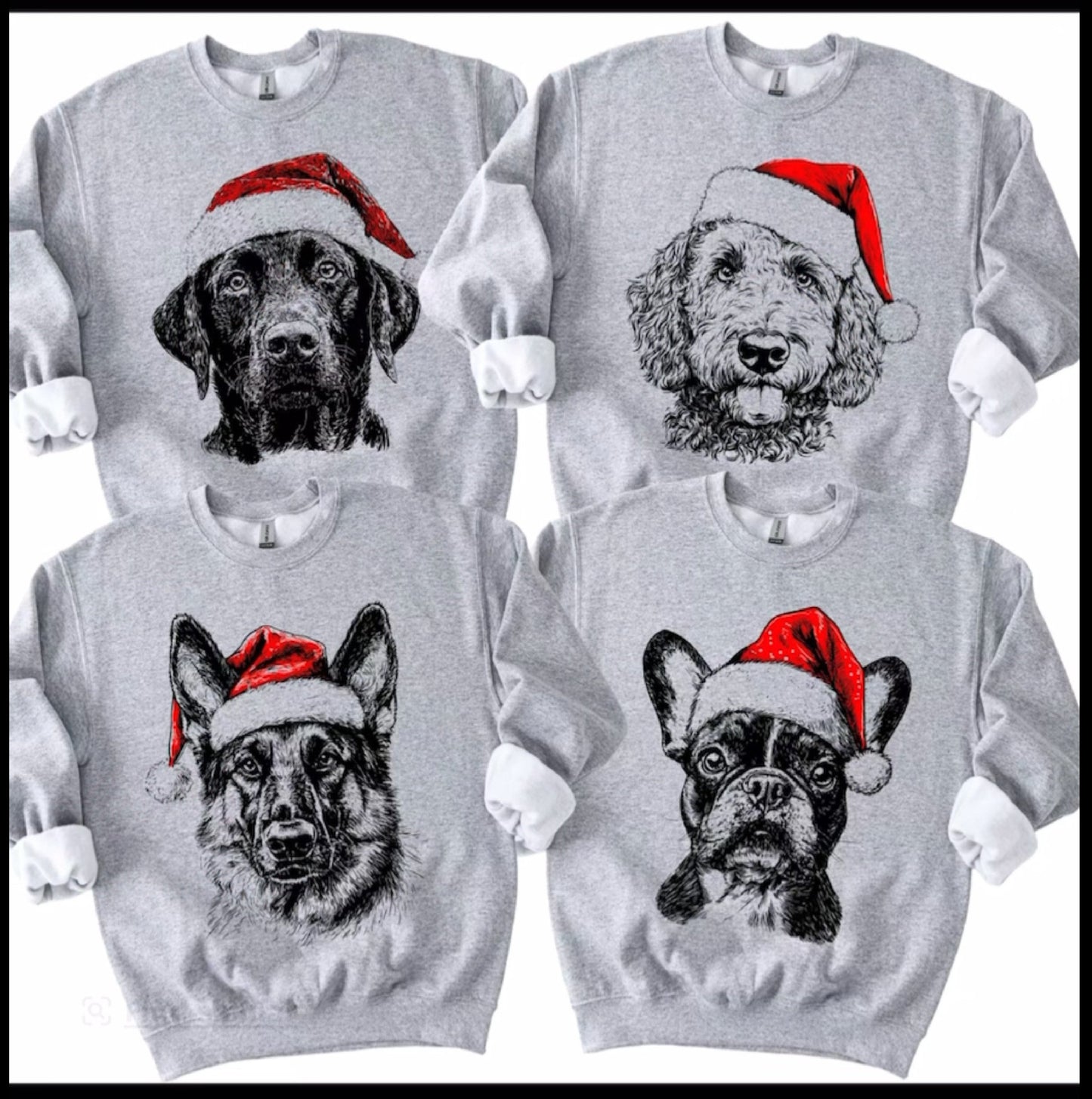 Weihnachtspullover für Hunde Festlich Rot