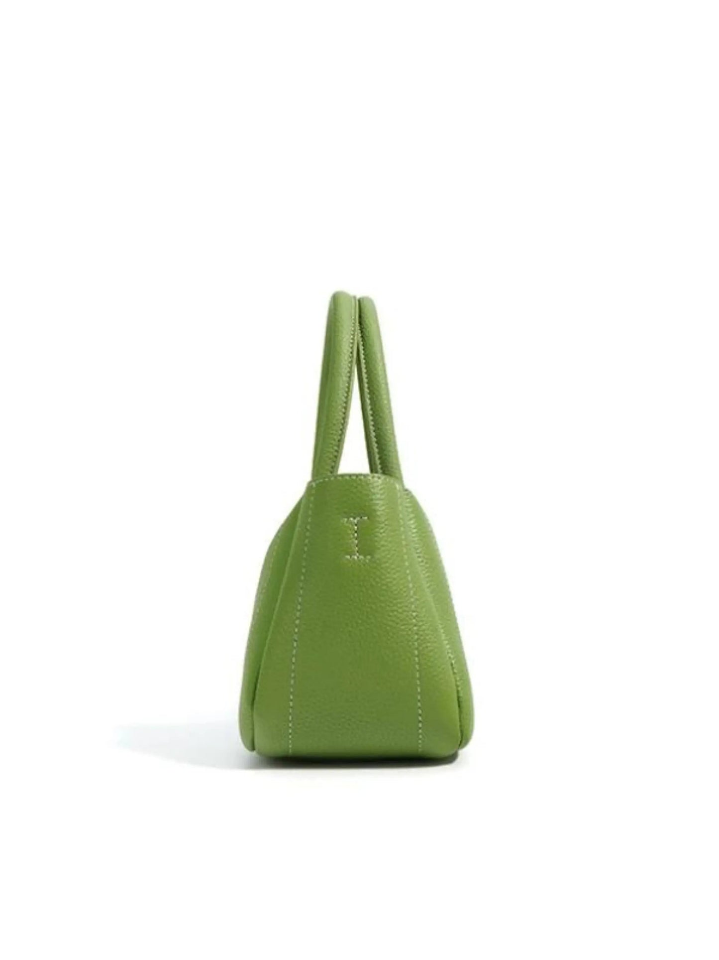 Beatrix Grüne Lederhandtasche Minimalistisches Design