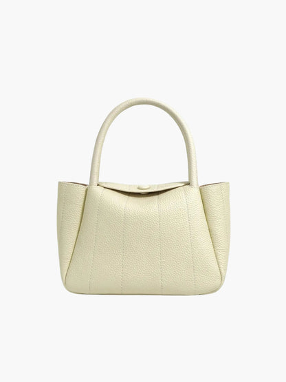 Beatrix Grüne Lederhandtasche Minimalistisches Design