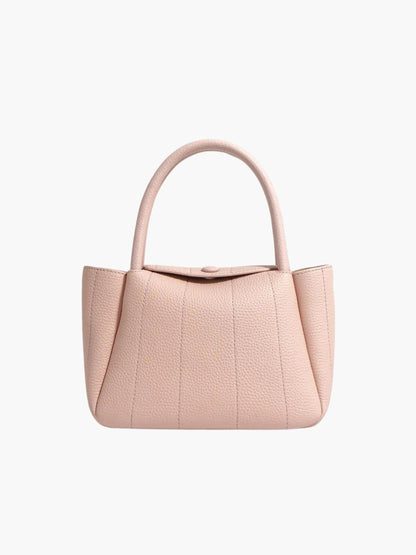 Beatrix Grüne Lederhandtasche Minimalistisches Design