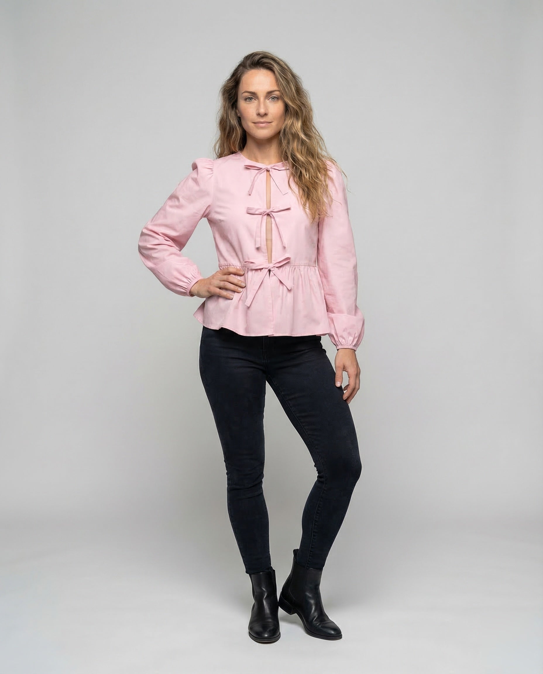 Damen Bluse Viskose Leopardenmuster - Norvielle