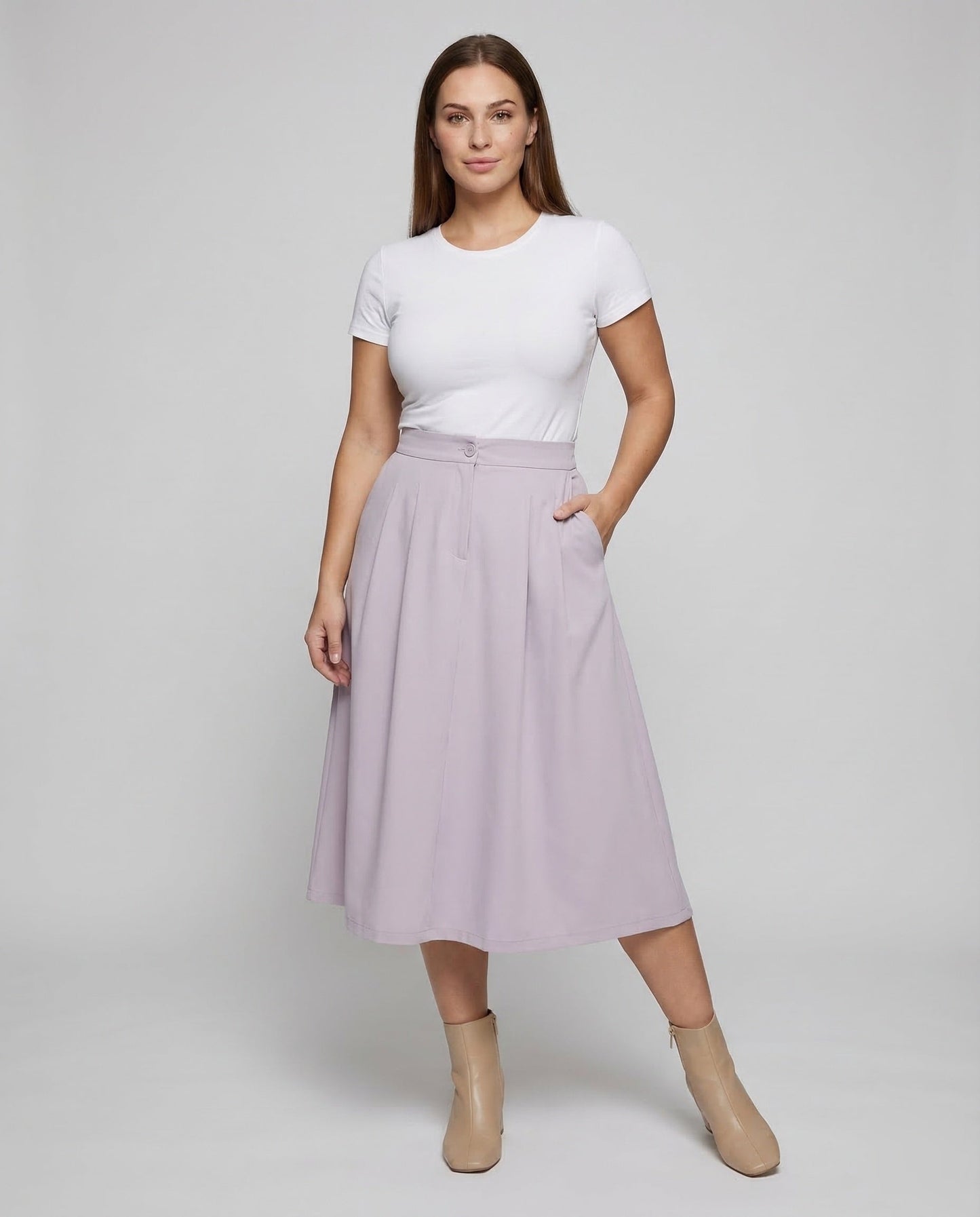 Damen Culotte Weit mit Taschen - Norvielle