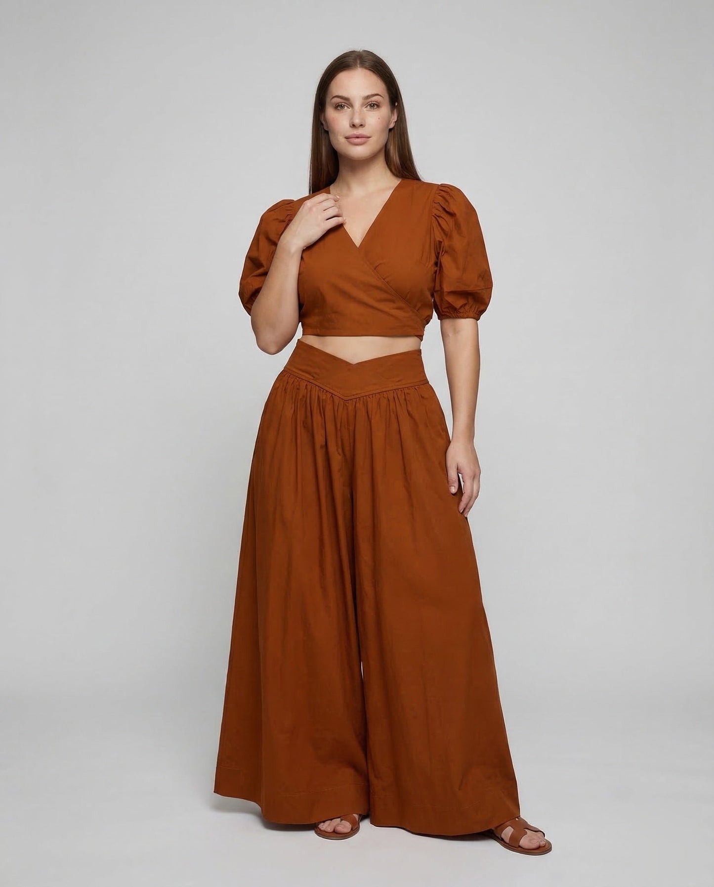 Damen Maxirock Zweiteiler Set - Norvielle